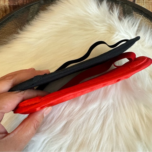 Themed Light Blocking Sleep Eye Mask Bundle of Two Red and Black - Picture 4 of 7